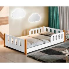 Imagem de Cama Infantil Mimo Branca com 2 Luminárias Sonhos de Luz