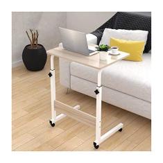 Imagem de SilteD Mesa de computador móvel sobre a cama Mesa de colo móvel, mesa de cabeceira Days com altura ajustável, para quarto, sala de estar, mesa de sala de aula com rodas sobre a cama