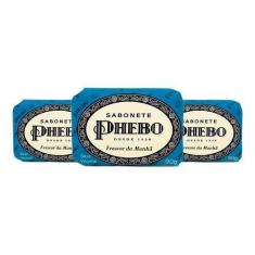 Imagem de Kit 3 Sabonete Barra Frescor Da Manhã Glicerina Vegetal Óleo De Palma