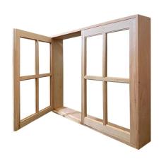 Imagem de Janela de Madeira Vitro de Abrir Reto Padrão Cedro Batentes de 10 cm Esquadrias Longo - 1.20 (l) X 1.00 (a)