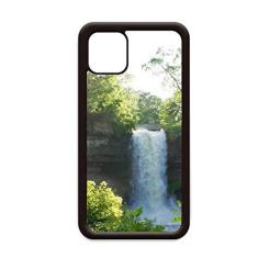 Imagem de Cenário Florestal Natureza Cachoeira para iPhone 12 Pro Max Capa para Apple Mini Mobile Case