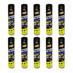 Imagem de Kit 10 Espuma Magica Multiuso Limpa Banco Carro Sofá Tenis Couro Colch