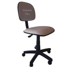 Imagem de Cadeira secretaria com regulagem de altura corano branco