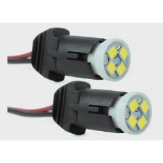 Imagem de Par De Lâmpada Pingo Led 5w 12v Com Soquete T10