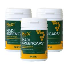 Imagem de 3X Extrato De Própolis Verde Madi Greencaps 30 Capsulas
