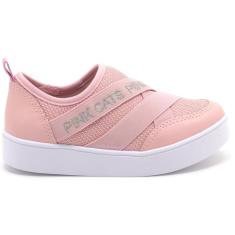 Imagem de Tênis Pink Cats Infantil Slip On Elástico Menina V2851-Feminino