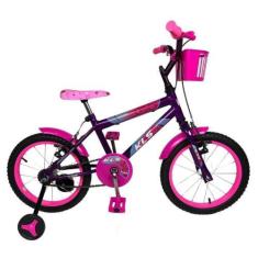 Imagem de Bicicleta Infantil Aro 16 Kls Girl Roda Alumínio, Violeta, Pink