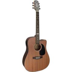 Imagem de Violão Folk Giannini Gf1d Gf-1D Ceq Ws Walnut Cutway Aço