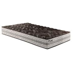 Imagem de Colchão Solteiro Espuma D33 Pasquale Plus Euro Pillow Black (88X188x25) - Paropas