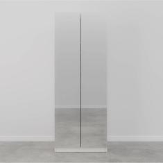 Imagem de Guarda Roupa Hera com Espelho 2 Portas com Cabideiro e 2 Gavetas CabeCasa MadeiraMadeira Louro/Branco Geada/Cinza