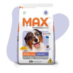 Imagem de Ração Max Para Cães Adultos Raças Médias E Grandes Carne E Arroz