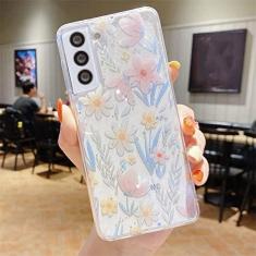 Imagem de Capa de telefone de flor de desenho animado brilhante para Samsung S22 Ultra S21 S20 Plus FE Note 20 A53 A73 A52 A72 A13 A33 A71 A22 Capa macia, A07, Para A72 4G 5G