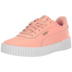 Imagem de PUMA Carina V2.0 feminino, Poppy Pink-puma Gold-Matte PUMA Gold-Puma White, 40