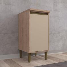 Imagem de Balcão de Cozinha 40cm 1 Porta New Atena Salmão/Nude