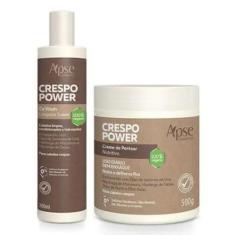 Imagem de Kit Co Wash e Creme de Pentear Crespo Power  Apse Vegano - Apse Cosmet