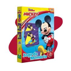 Imagem de Jogo Da Memoria Infantil Turma Do Mickey 24 Peças Disney