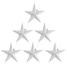 Imagem de Sosoport 6 Peças Abajures de Pentagrama de Origami Decoração de Interiores Pingentes Enfeites para Aniversário de Natal
