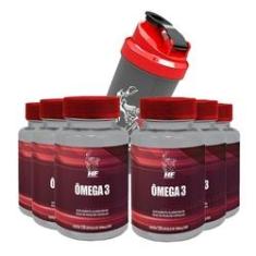 Imagem de Kit-omega 3 1000mg Hf Suplements 6x 120 Caps + Coqueteleira