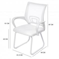 Imagem de Cadeira para Escritório Tela Mesh Base Fixa Tok OR Design 