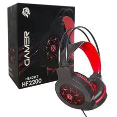 Imagem de Headset Gamer HF-2200 Hayom 40mm Com Microfone e Led