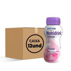 Imagem de Nutridrink Protein Morango 200ml (Kit C/12 Unds) - Danone