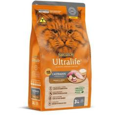 Imagem de Ração Special Cat Ultralife Para Gatos Castrados Frango E Arroz - 3 Kg