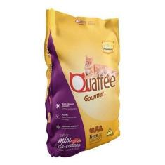 Imagem de Ração Quatree Gourmet Gatos Adultos Mix De Carnes 1Kg