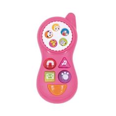 Imagem de Telefone Musical Baby Phone Bichos c/Som e Luz RS - Pica Pau