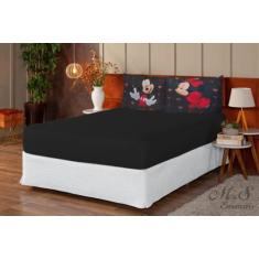 Imagem de Jogo De Lençol Casal Queen 3 Peças Mickey E Minnie Love - Ms Enxovais