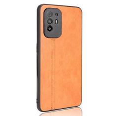 Imagem de Capa adequada para Oppo Reno5Z 5G capa de celular estilo couro escudo robusto 360° protege seu telefone capa de cor retrô para Oppo Reno5Z 5G