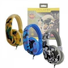 Imagem de Fone De Ouvido Gamer Pro Headphone com Microfone P2 Camuflado Profissi