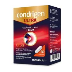 Imagem de Condrigen Ultra Colágeno Tipo 2 Mdk Ucii 30 Caps Maxinutri