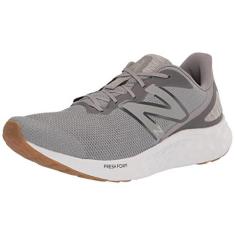 Imagem de New Balance Tênis de corrida masculino Fresh Foam Arishi V4, Marblehead/Castlerock/Prata Metálico