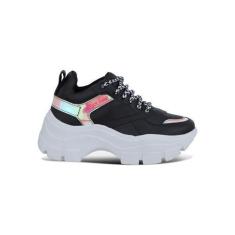 Imagem de Tênis Feminino Sneaker Colorido Sola Plataforma Melhor Preço - E-Comme