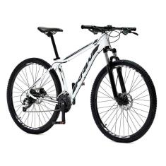 Imagem de Bicicleta Aro 29 Krw Alumínio Shimano 21 Vel Freio A Disco Suspensão S6 21 Branco-Preto