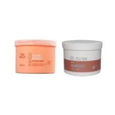 Imagem de Kit Wella Mascára Fusion 500g + Mascára Nutri-enrich 500g
