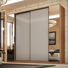 Imagem de Guarda Roupa Casal Ambiente Laredo Amêndola Touch Nude   - Demartez