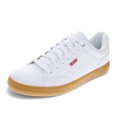 Imagem de Levi's Tênis Carter masculino, Branco/Goma, 41