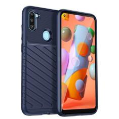 Imagem de Capas para Samsung Galaxy A11 (European).Caso básico,Botão de pressão flexível / 360 ° Proteção completa,Sensação arenácea