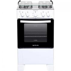 Imagem de Fogão 4 Bocas Atlas Mônaco Plus Branco Com Mesa Inox Bivolt