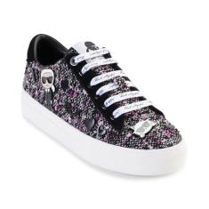 Imagem de Karl Lagerfeld Paris Tênis feminino Cate Pins, Multi/preto, 34