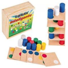 Imagem de Torre Inteligente Brinquedo Educativo Pedagógico Carlu - Carlu Brinque