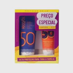 Imagem de Kit Ricosol Protetor Solar FPS50 Toque Seco 180g + FPS50 Kids 100g