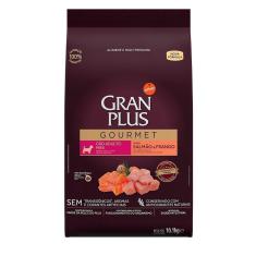 Imagem de Ração Seca GranPlus Gourmet Salmão & Frango para Cães Adultos Raças Mini - 10,1 Kg