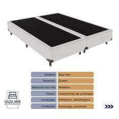 Imagem de Cama Box Queen Preto Colchão Ortobom ISOSuperpocket Molas