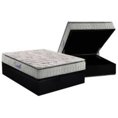 Imagem de Cama Box Baú Casal: Colchão Espuma D33 D Angelis Anjos Orthosono One F
