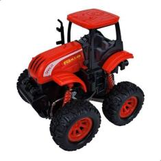Imagem de Brinquedo Trator Fazendeiro 4x4 Fricção Suspensão Independente Giro 36