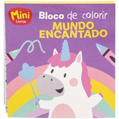 Imagem de Livro - MINIBloco de Colorir(R): Mundo Encantado