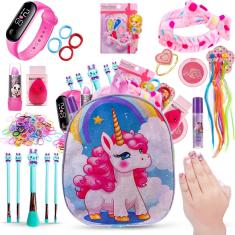 Imagem de Kit Maquiagem Infantil Mochila Com Relógio PK163