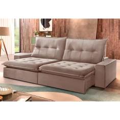 Imagem de Sofá Luxo Sirius Retrátil E Reclinável Molas Ensacadas 2.10m